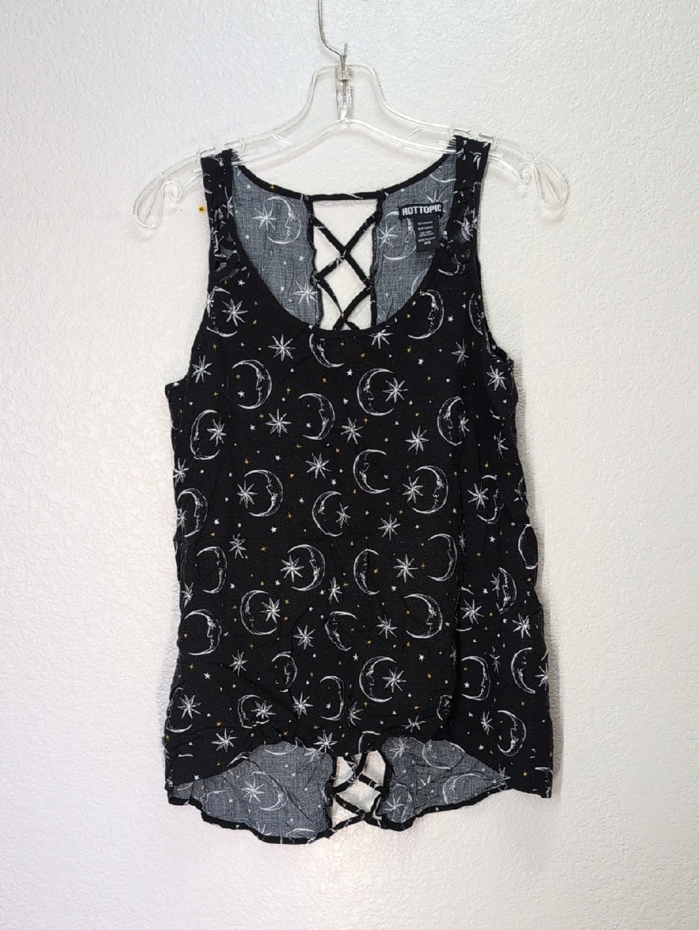 HOT TOPIC! | Womans | Moon and Stars Tank Top | Med |